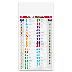 Calendario olandese shaded multicolor 2026
