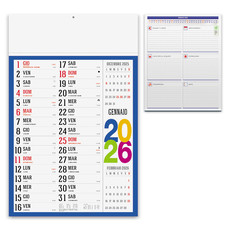 Calendario olandese swedish multicolor 2026 dettaglio