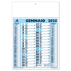 Calendario olandese trimensile 2025