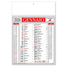 Calendario olandese trimensile 2026