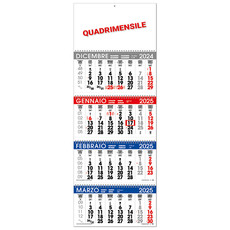 Calendario quadrimestrale 2025