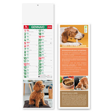 Calendario silhouette illustrato cani e gatti 2025
