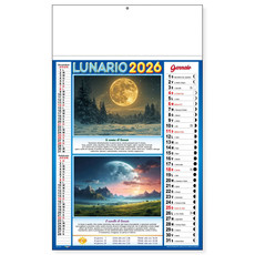 Calendario trimestrale lunario 2026