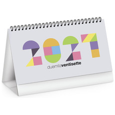 Calendario da tavolo multicolor 2027