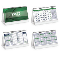 Calendario da tavolo table note 2027 verde