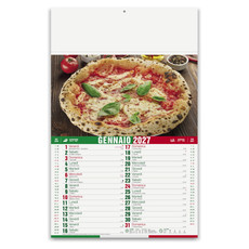 Calendario illustrato pizza 2027