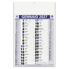 Calendario olandese classic notes 2027 blu