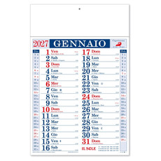 Calendario trimensile 2027