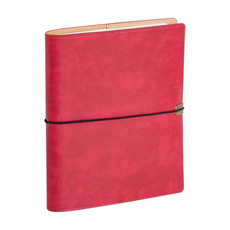 Agenda 17X24 portafoglio 2025 con elastico rosso