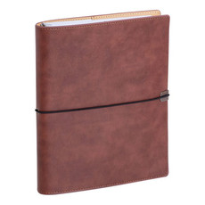 Agenda 15X21 portafoglio 2025 con elastico cuoio