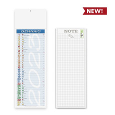Calendario silhouette multicolor 2023
