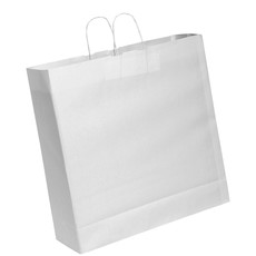 Shopper maxi in carta bianca