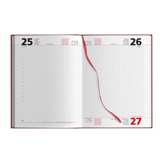 Agenda 2026 giornaliera con interno a quadretti interno