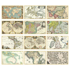 Calendario antiche mappe 2026 mensiletti