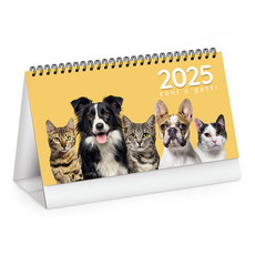 Calendario da tavolo cani e gatti 2025