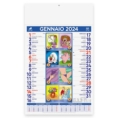 Calendario illustrato Cabala 2024