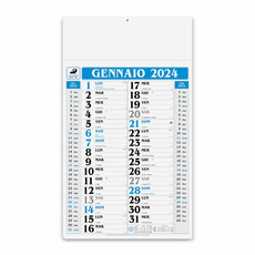 Calendario olandese gigante 2024 blu