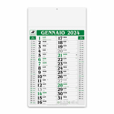 Calendario olandese gigante 2024 verde