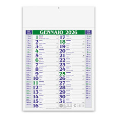 Calendario olandese medio 2026 verde