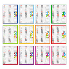 Calendario olandese swedish multicolor 2026 mensiletti