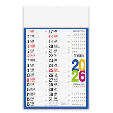 Calendario olandese swedish multicolor 2026