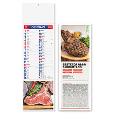 Calendario silhouette macelleria e carni 2025