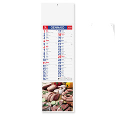 Calendario silhouette macelleria e carni 2026