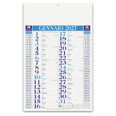 Calendario olandese classic 2027 blu