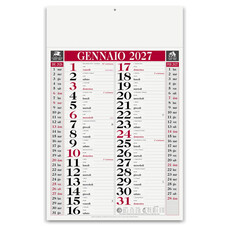 Calendario olandese classic 2027 rosso