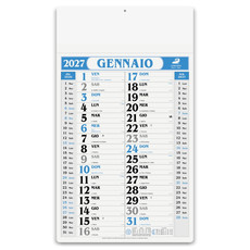 Calendario olandese gigante 2027 blu
