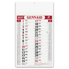 Calendario olandese gigante 2027 rosso