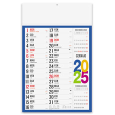 Calendario olandese swedish multicolor 2025