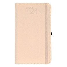 Agenda settimanale 2024 in pvc con elastico naturale