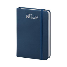 Agendina 2026 settimanale tascabile con elastico blu