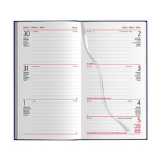 Agendina 2026 settimanale tascabile interno