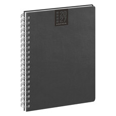 Agenda 2027 settimanale con spirale 17X24 nero