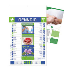 Calendario consigli del farmacista 2025 retro