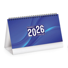 Calendario da tavolo chart table 2026 - copertina