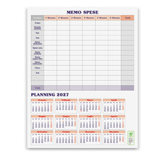 Calendario olandese quadrettato 2026 retro
