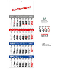 Calendario quadrimestrale 2026 dettaglio