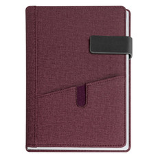 Maxi agenda giornaliera termovirante bordeaux