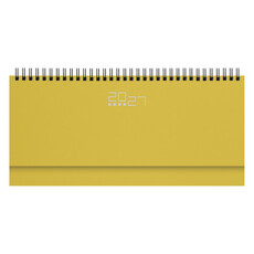 Planning base settimanale da scrivania 2027 giallo