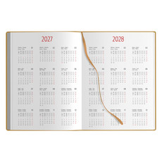 Agenda giornaliera ECO 2027 con elastico dettaglio 5