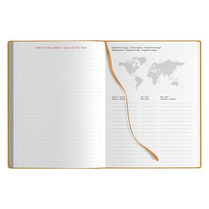 Agenda giornaliera ECO 2027 con elastico dettaglio 7