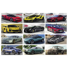 Calendario da tavolo auto sportive 2027 dettaglio 1