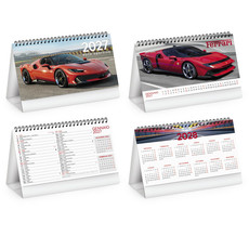 Calendario da tavolo auto sportive 2027 dettaglio 2