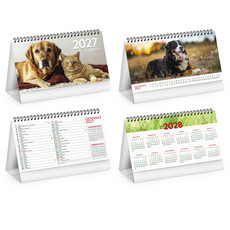 Calendario da tavolo cani e gatti 2027 dettaglio 3