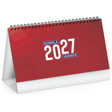 Calendario da tavolo chart table 2027 rosso