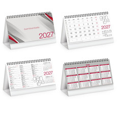 Calendario da tavolo moderno 2027 dettaglio 1