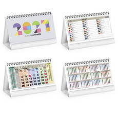 Calendario da tavolo multicolor 2027 dettaglio 1